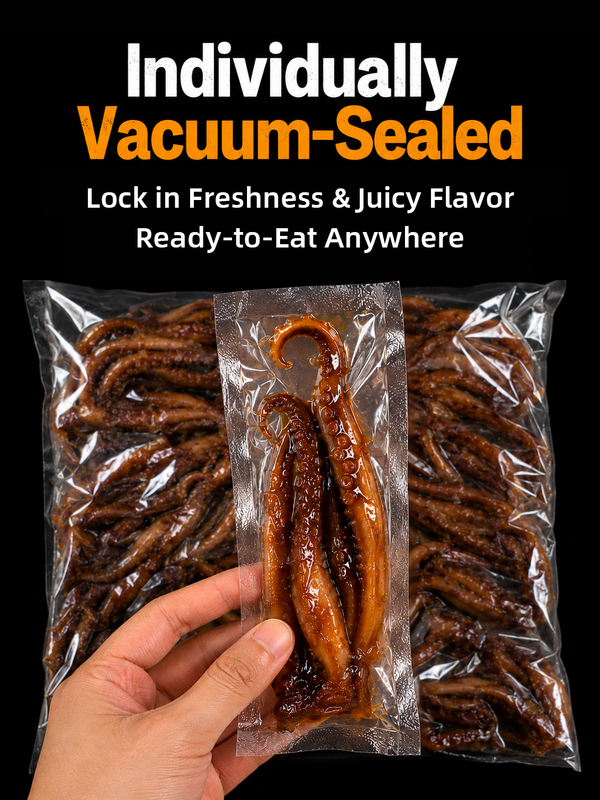 🦑BBQ Roasted Whole Squid Snack – Ready to Eat, Individually Wrapped-9YOE9
