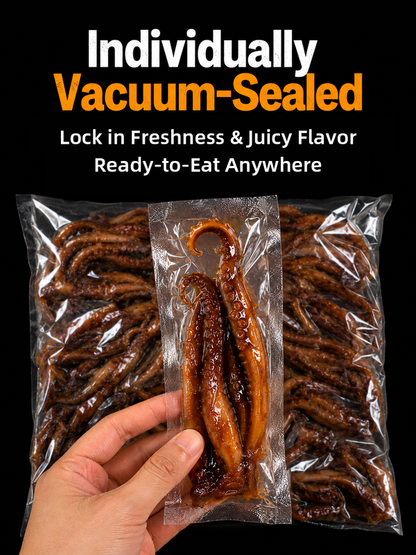 🦑BBQ Roasted Whole Squid Snack – Ready to Eat, Individually Wrapped-9YOE9