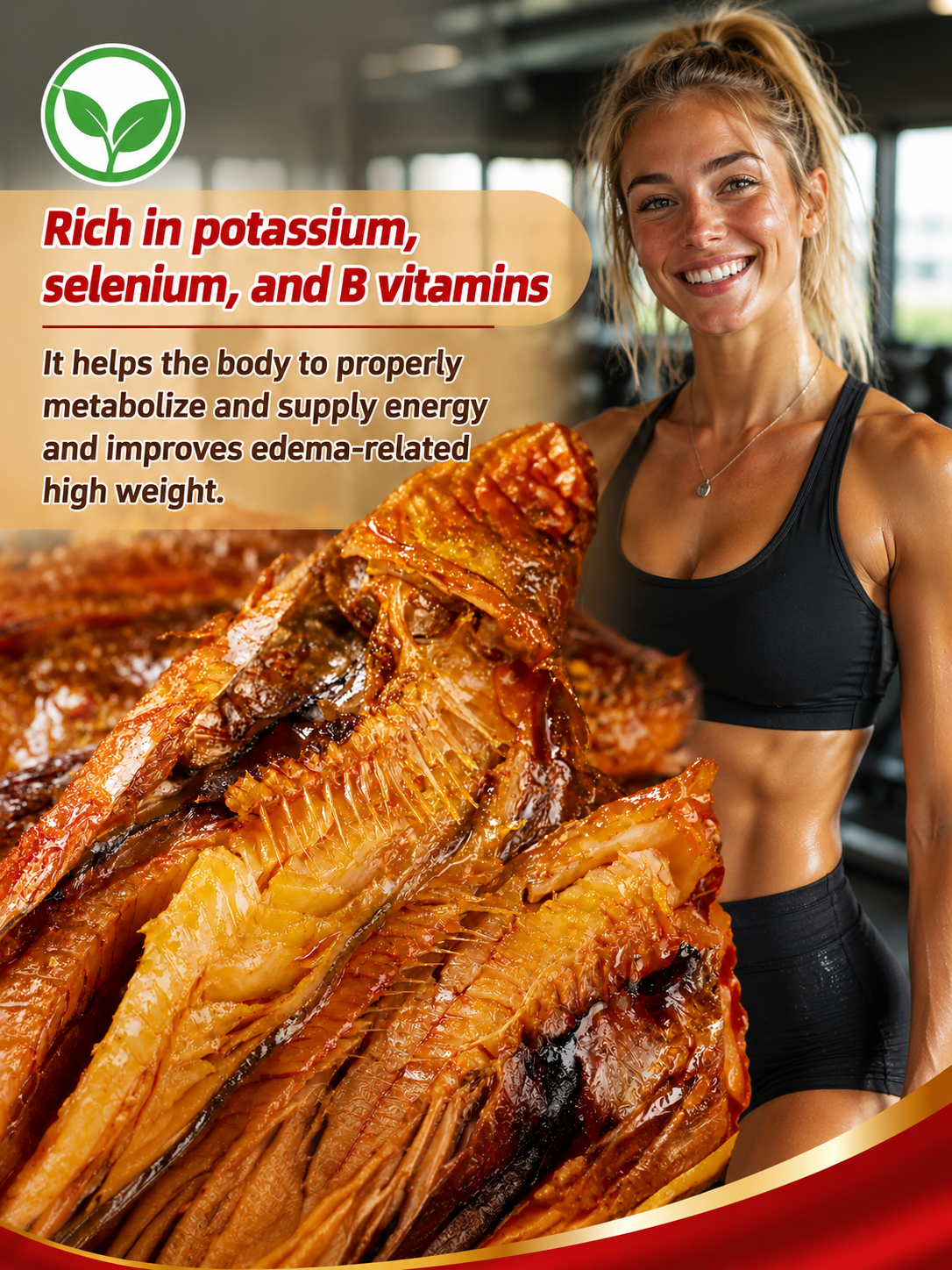 🐟️Gourmet Spicy Whole Fish | Vacuum-Sealed | High Protein Seafood Snack-9YOE9