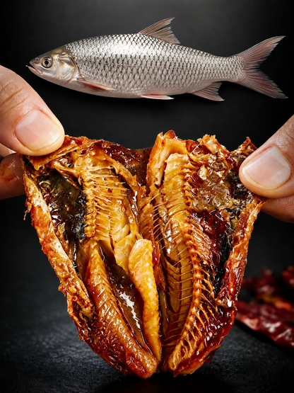 🐟️Gourmet Spicy Whole Fish | Vacuum-Sealed | High Protein Seafood Snack-9YOE9
