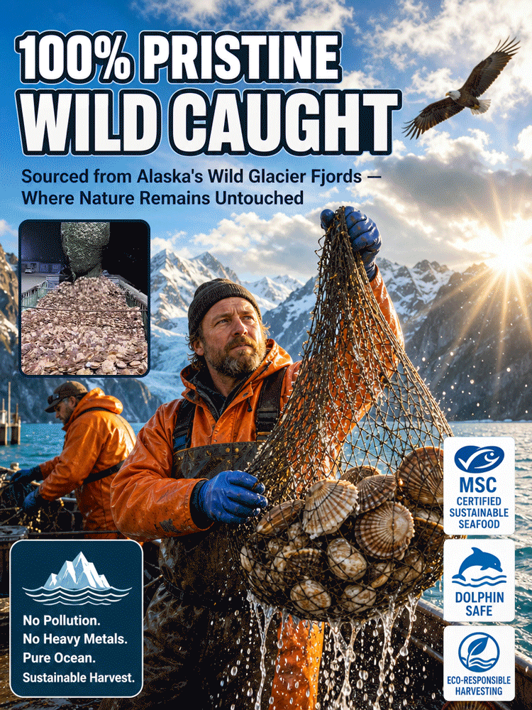 [Wild-caught] High-protein, spicy, ready-to-eat scallop meat