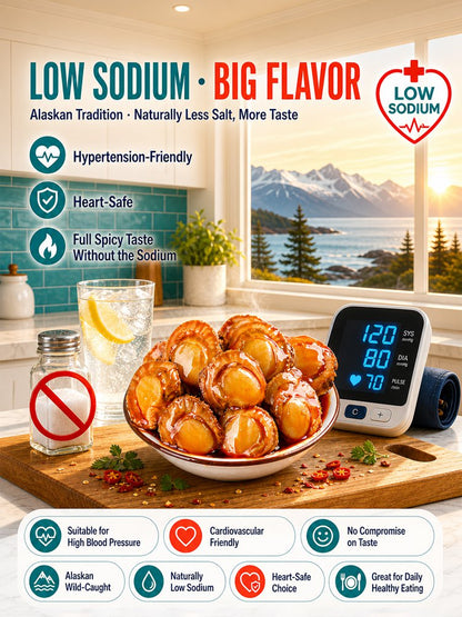 [Wild-caught] High-protein, spicy, ready-to-eat scallop meat