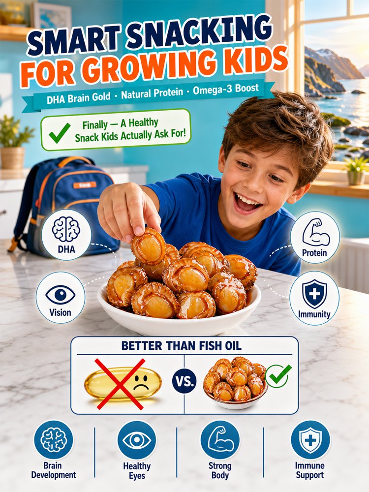 [Wild-caught] High-protein, spicy, ready-to-eat scallop meat